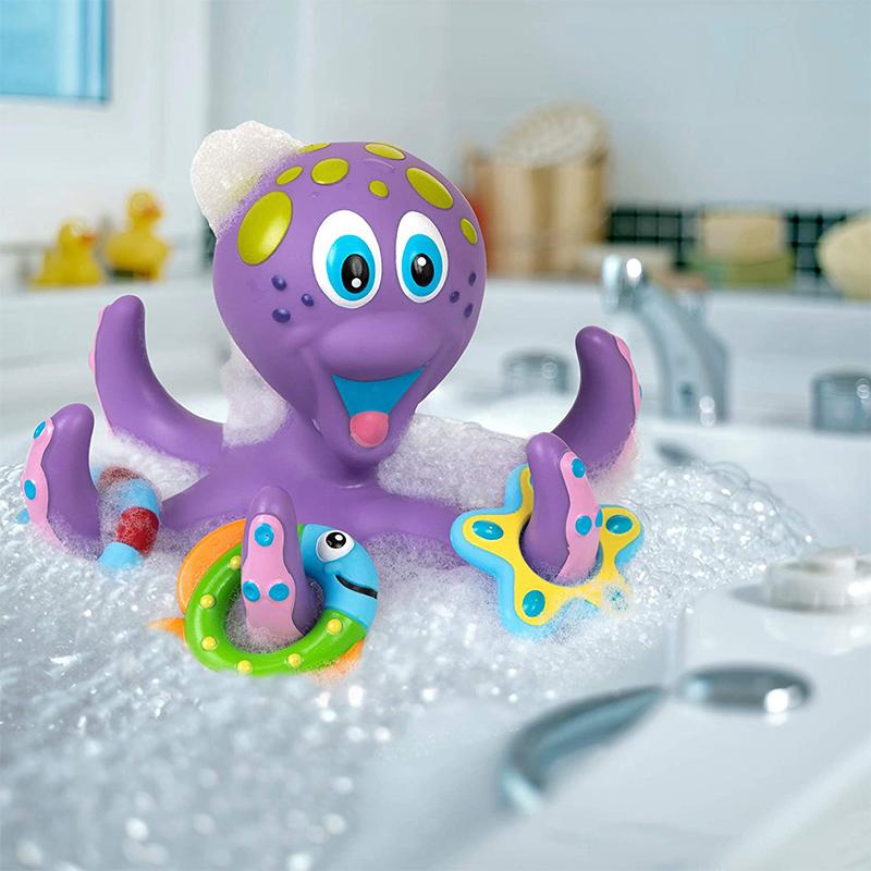 Kinder Octopus Badespielzeug mit 5 Ringen