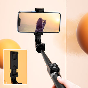 Selfie-Stick mit LED-Aufhelllicht