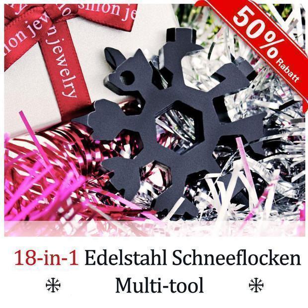 Amenitee® 18-in-1 Edelstahl Schneeflocken Mehrfachwerkzeug